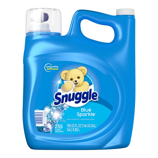 Snuggle Blue Sparkle Liquid Fabric Softener, 188 oz.