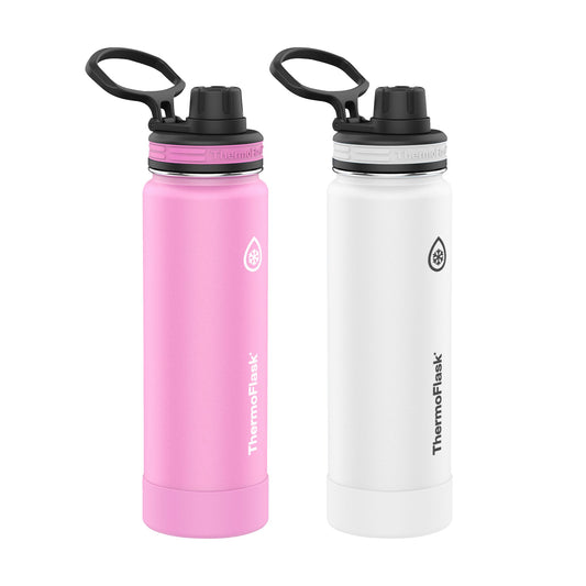 Thermoflask 24 oz. Spout Bottle, 2 pk. - Strawberry/Arctic