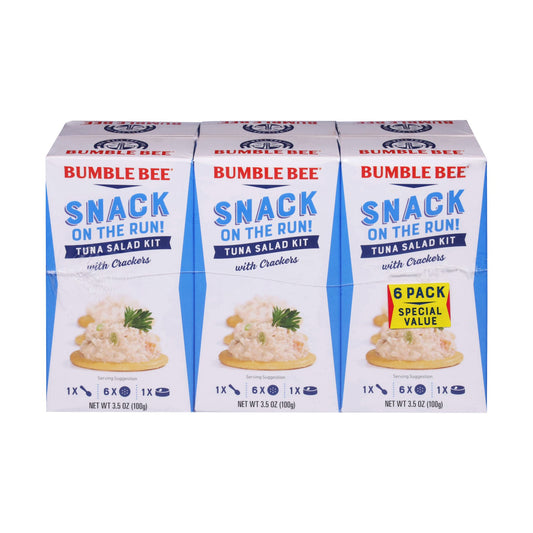 Bumble Bee Snack On The Run Tuna Salad Kit, 6 pk.