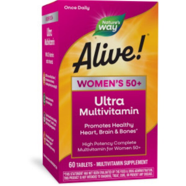 Nature's Way Alive! Once Daily Women's 50+ Ultra Potency Tablets, 60 CT