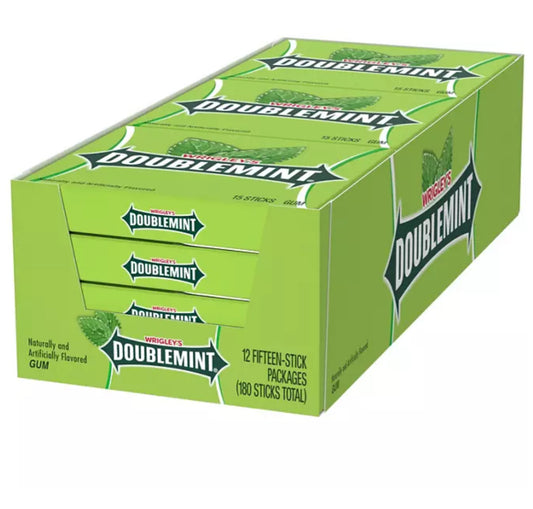 Wrigley's Doublemint Chewing Gum (15 ct., 12 pk.)