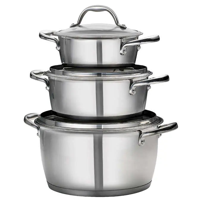 Tramontina 6-piece Stackable Sauce Pot Set